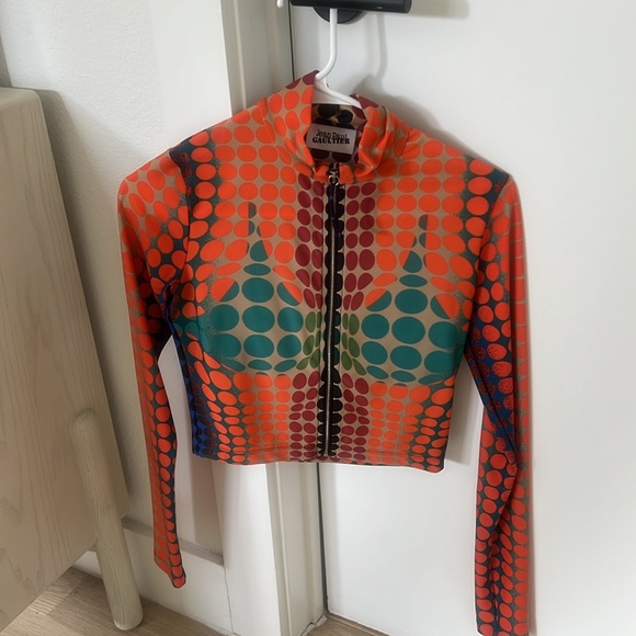 Jean Paul G. Orange dot track jacket - Picture 5 of 6